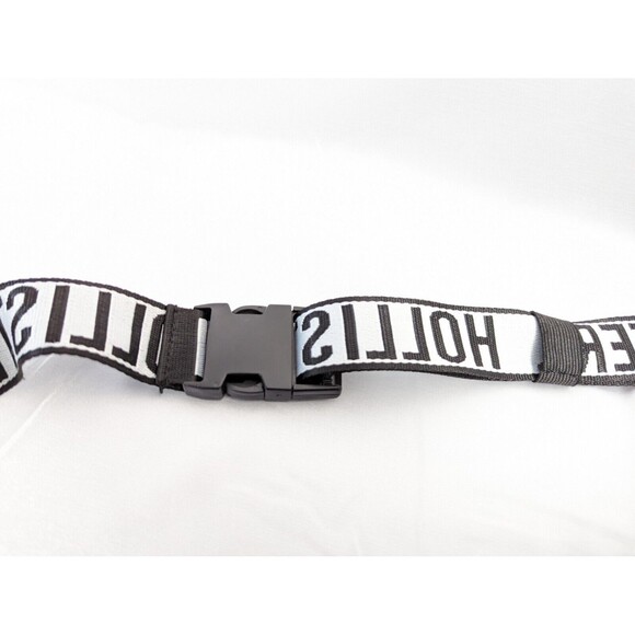 Fanny Pack Waist Bag Hip Belt Pouch Travel Purse  HOLLISTER BLACK unisex - Picture 2 of 6